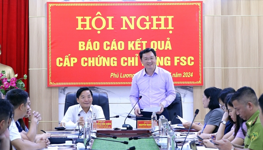 Thái Nguyên: Tích cực phát triển rừng được cấp Chứng chỉ FSC