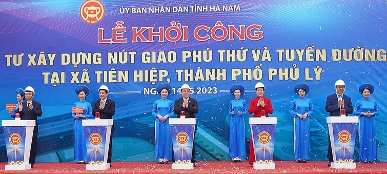 Khởi công dự án nút giao Phú Thứ tại Hà Nam